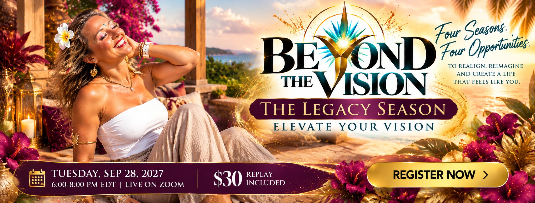 Beyond the Vision: The Legacy Season — Elevate Your Vision, Tuesday September 28, 2027, with Krystalore Crews